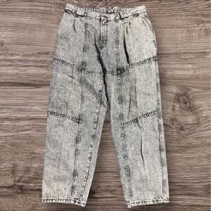 Rare VTG 90s The Falcon League Lee Navigation Gray Acid Wash Jeans Men 34x29